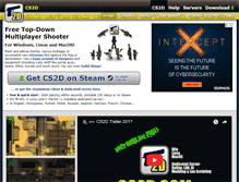 Tablet Screenshot of cs2d.com